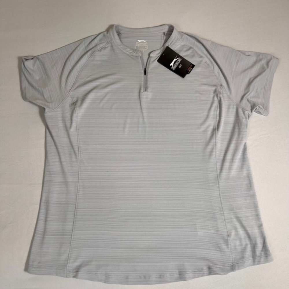 Women's Gray Short Sleeve Top